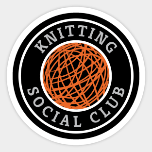 Knitting Social Club Sticker